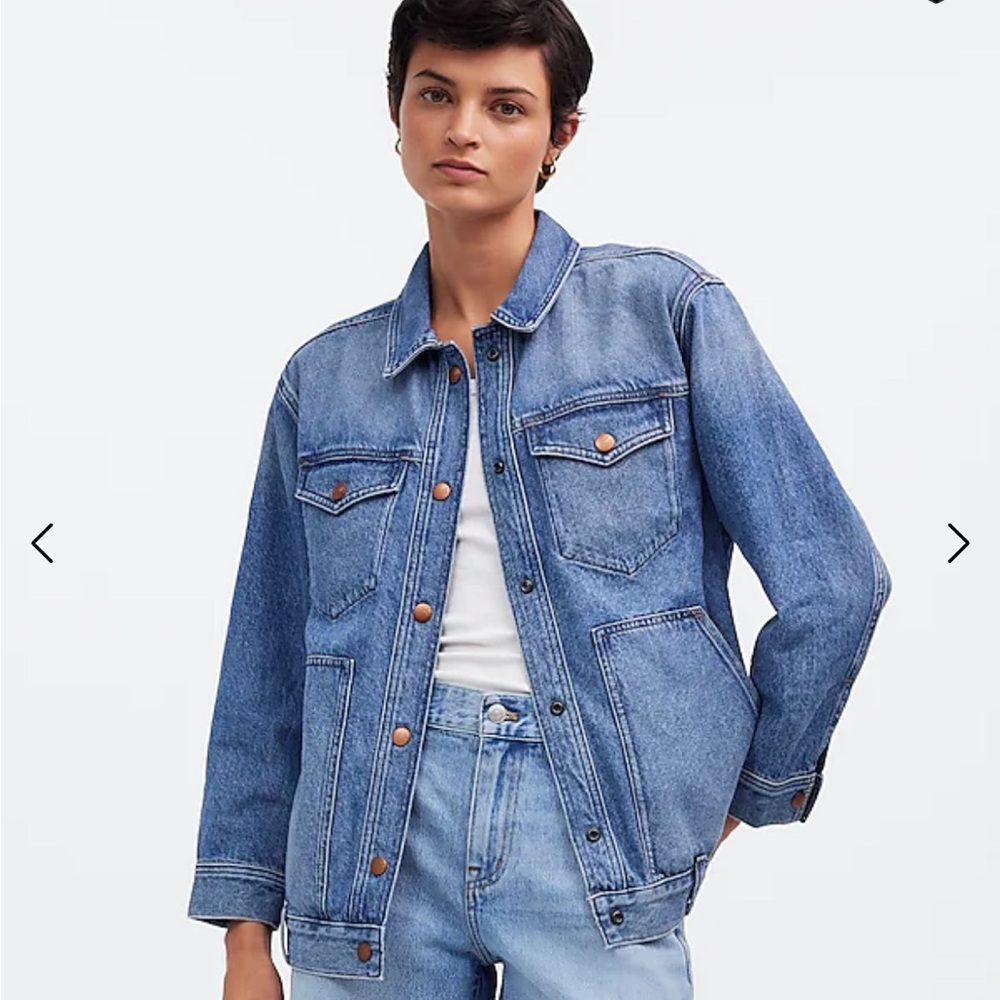 Madewell Oversized Trucker Jean Jacket